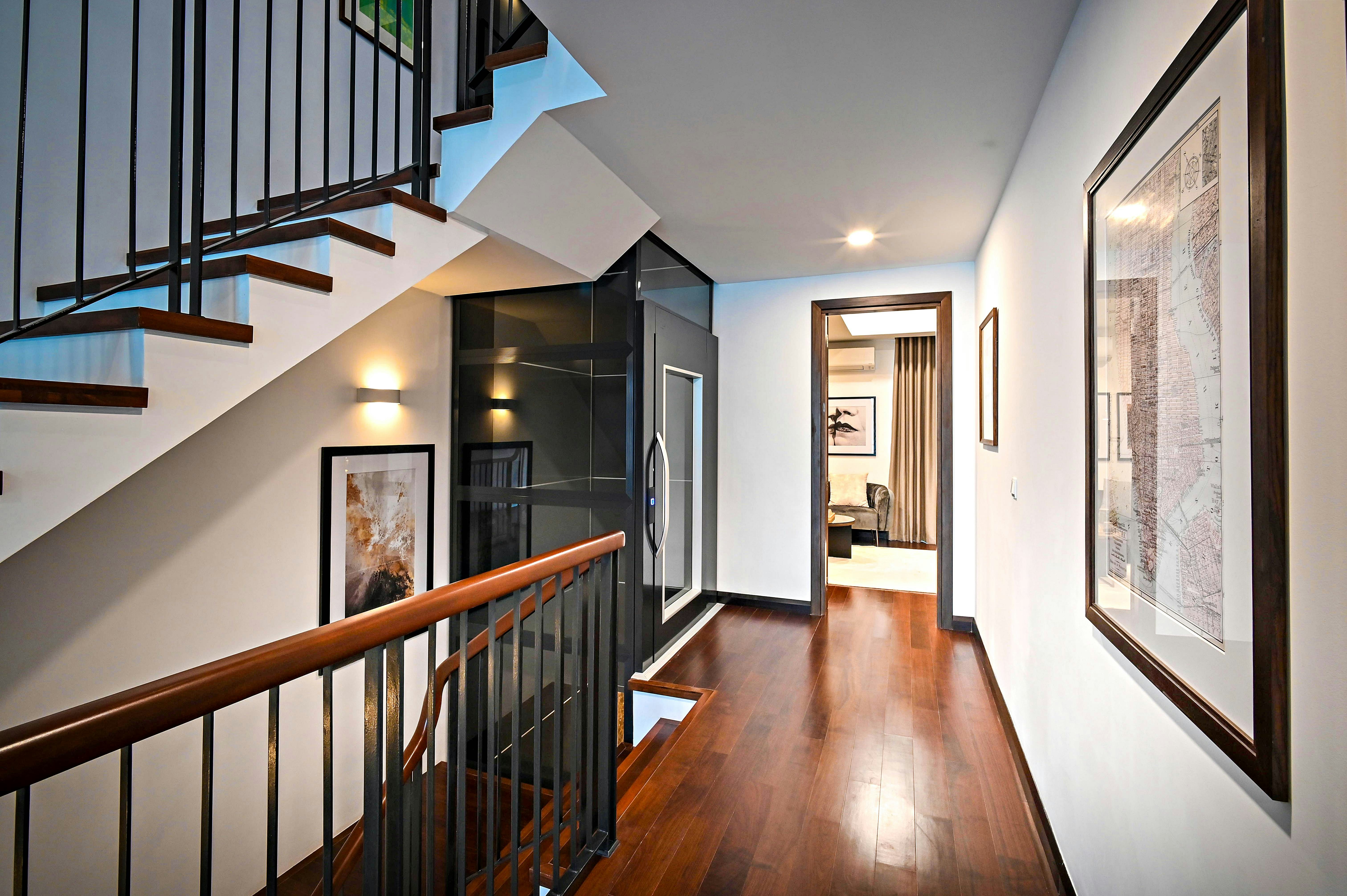 Interior material and architectural detail